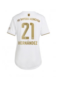 Bayern Munich Lucas Hernandez #21 Fotballdrakt Borte Klær Dame 2022-23 Korte ermer